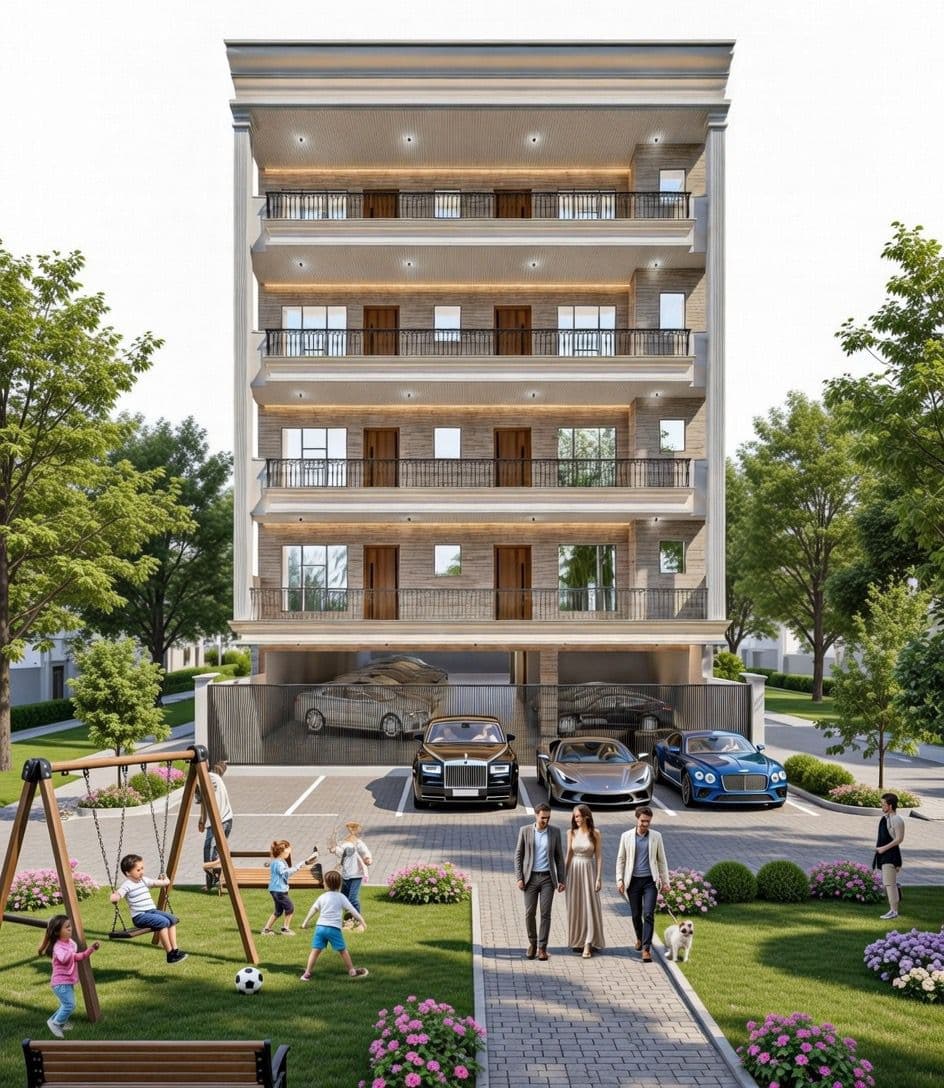 204 Sq Yd Structured building having stilt+4 floor for Sale in Sector-43, Gurugram