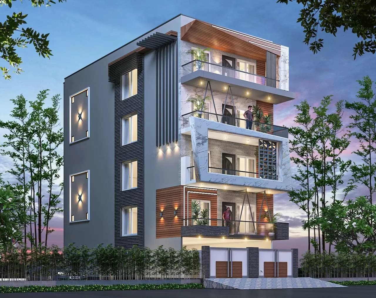 Pre Rented Stilt+4 Floor Builtup for Sale in Sector 43 Gurgaon