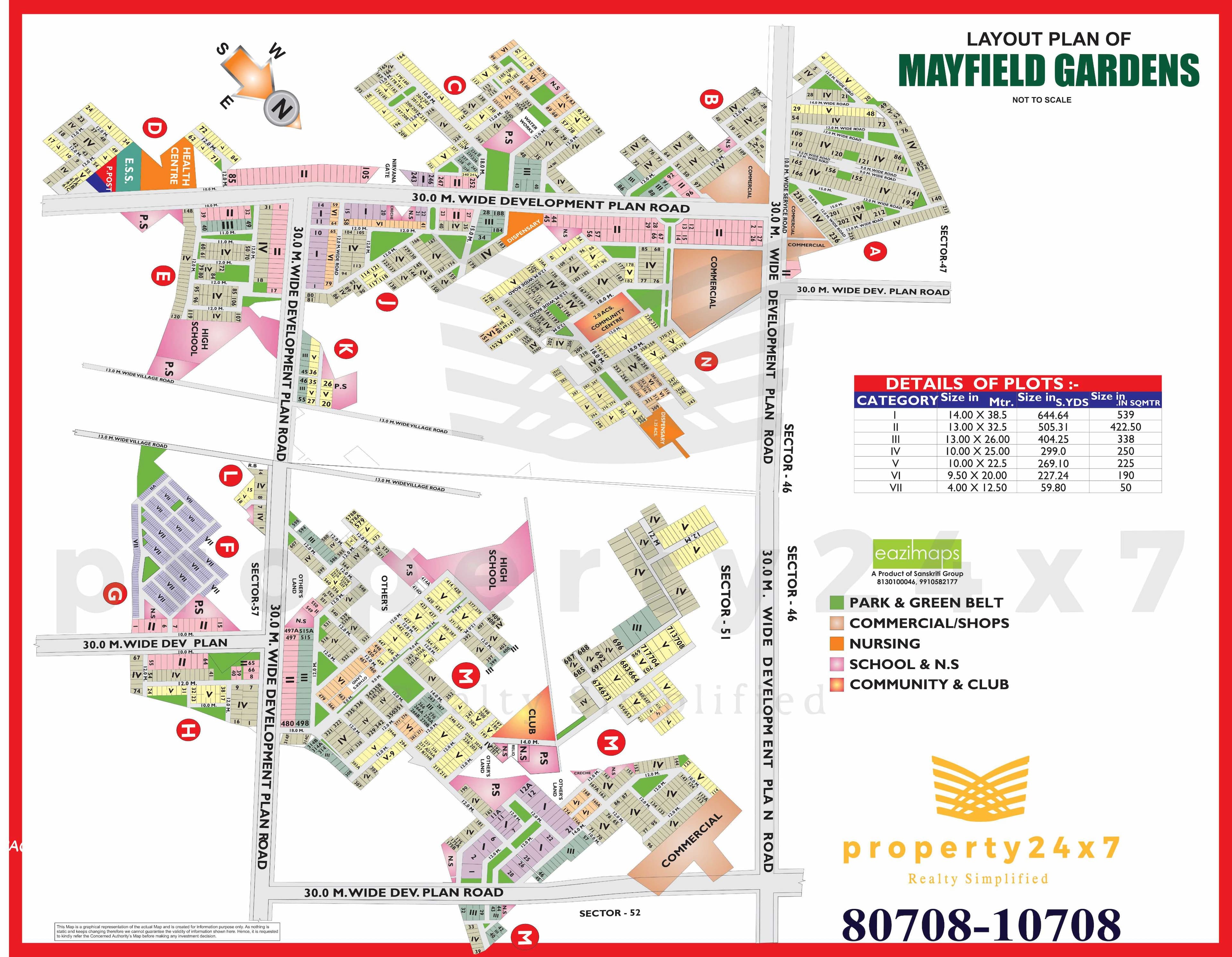 (300 Sq.Yd ) Plot For Sale in MAYFIELDGARDEN Gurgaon