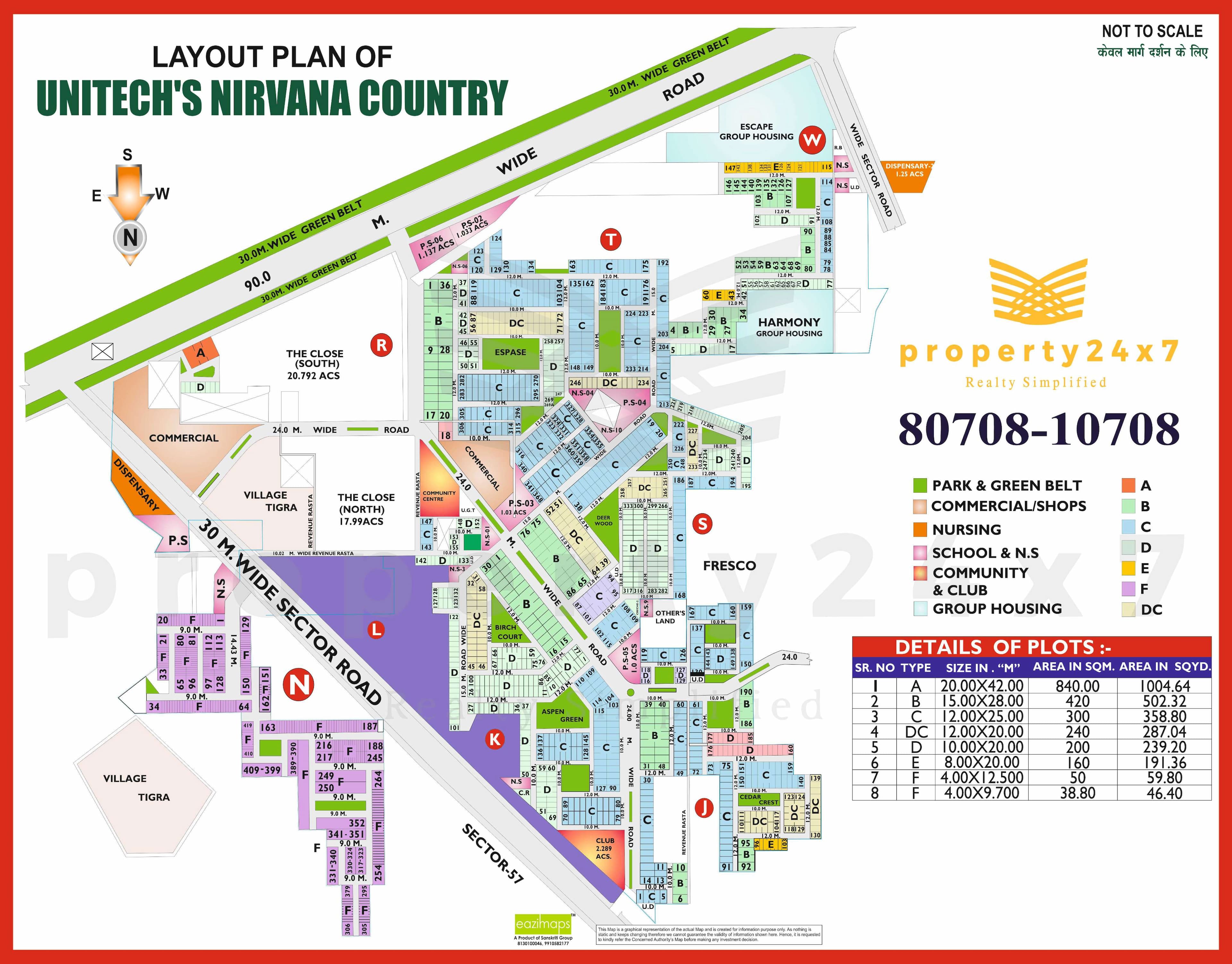 360 Sq Yd Nirvana Country Plot For Sale in Sector 50 Gurgaon 