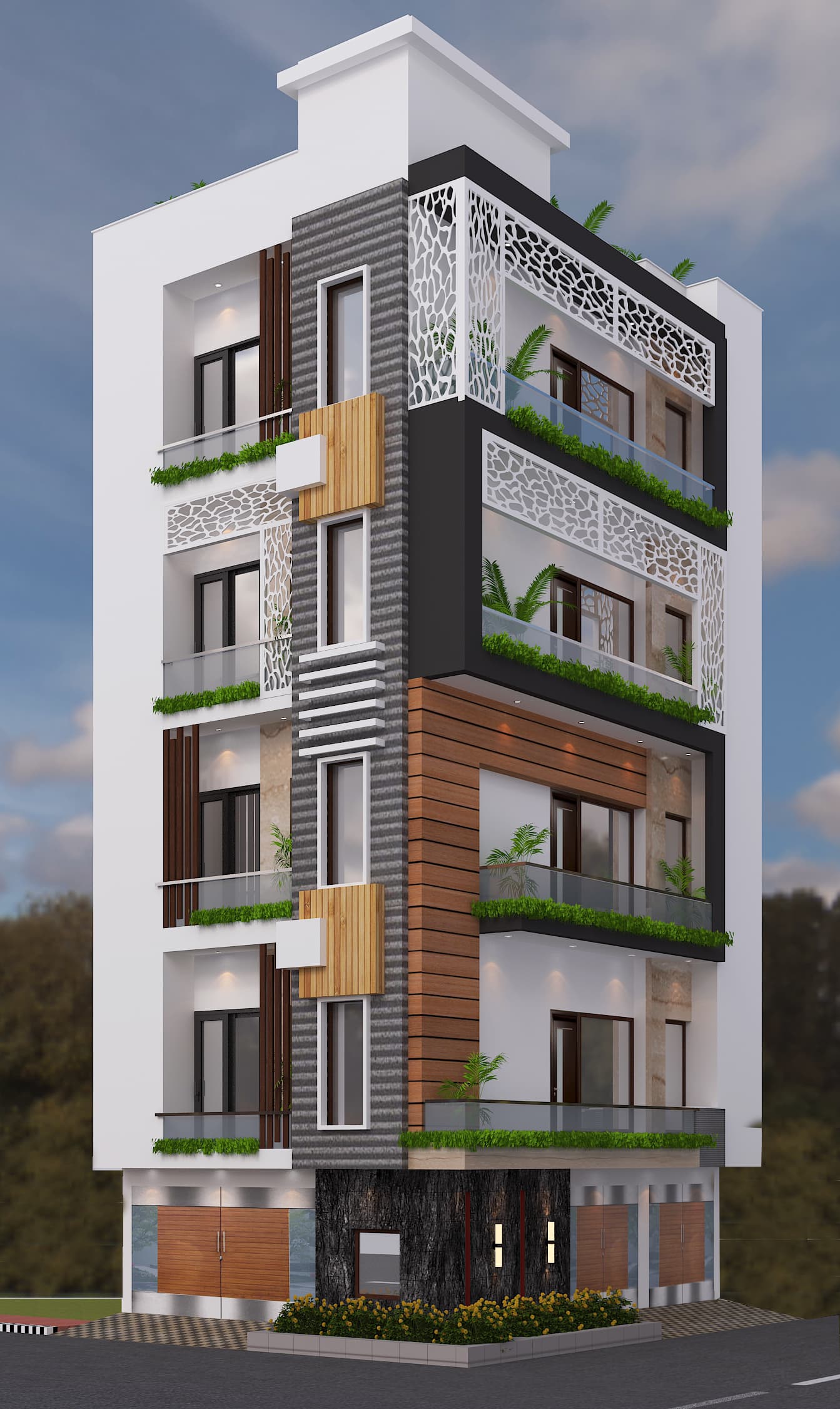 Pre- Rented Building for Sale in Sushant Lok-1, Block-C, Gurugram (Size 300 Sq Yd)