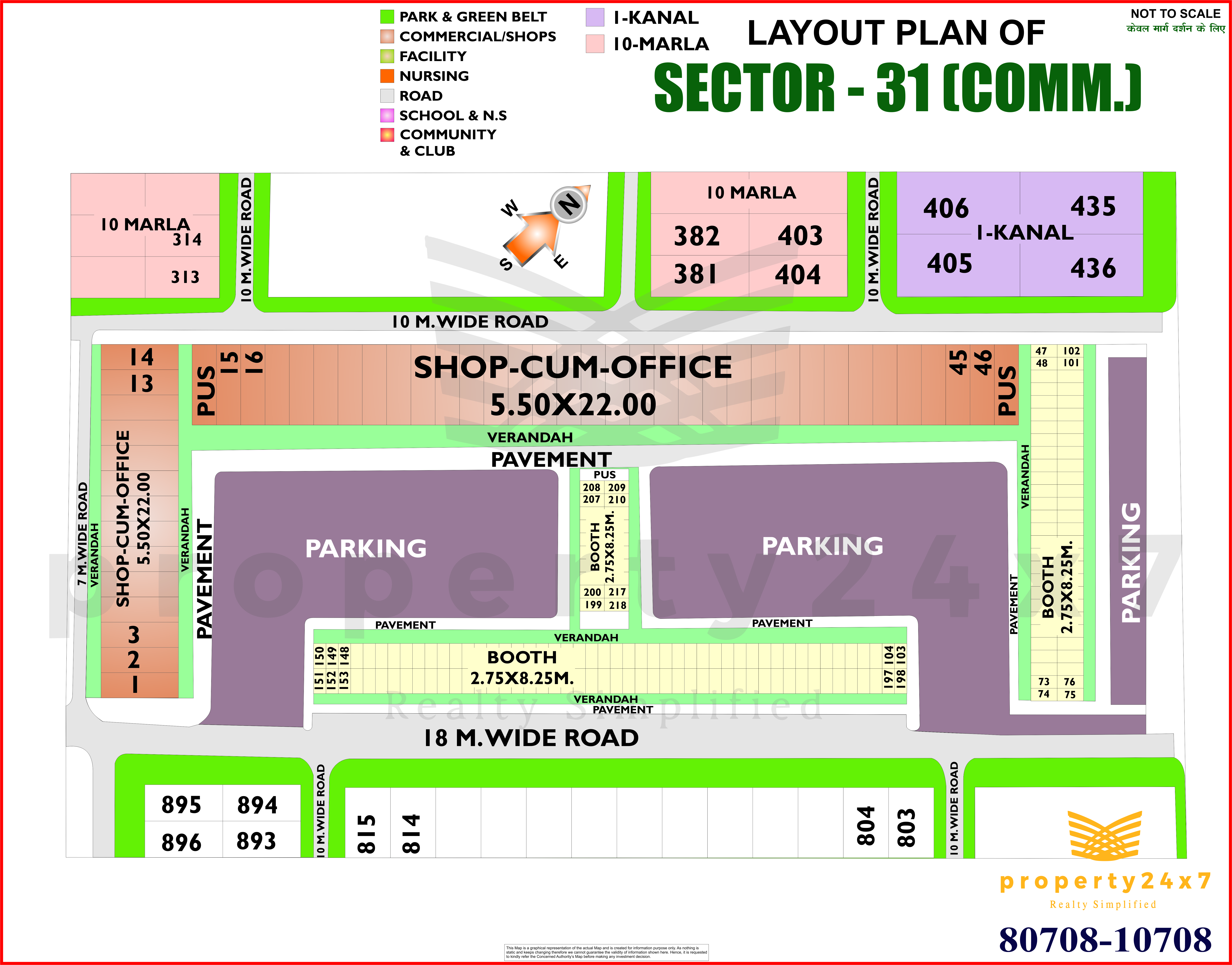 Pre-Rented SCO for Sale in Sector 31 Gurugram (Size 165 Sq Yd)