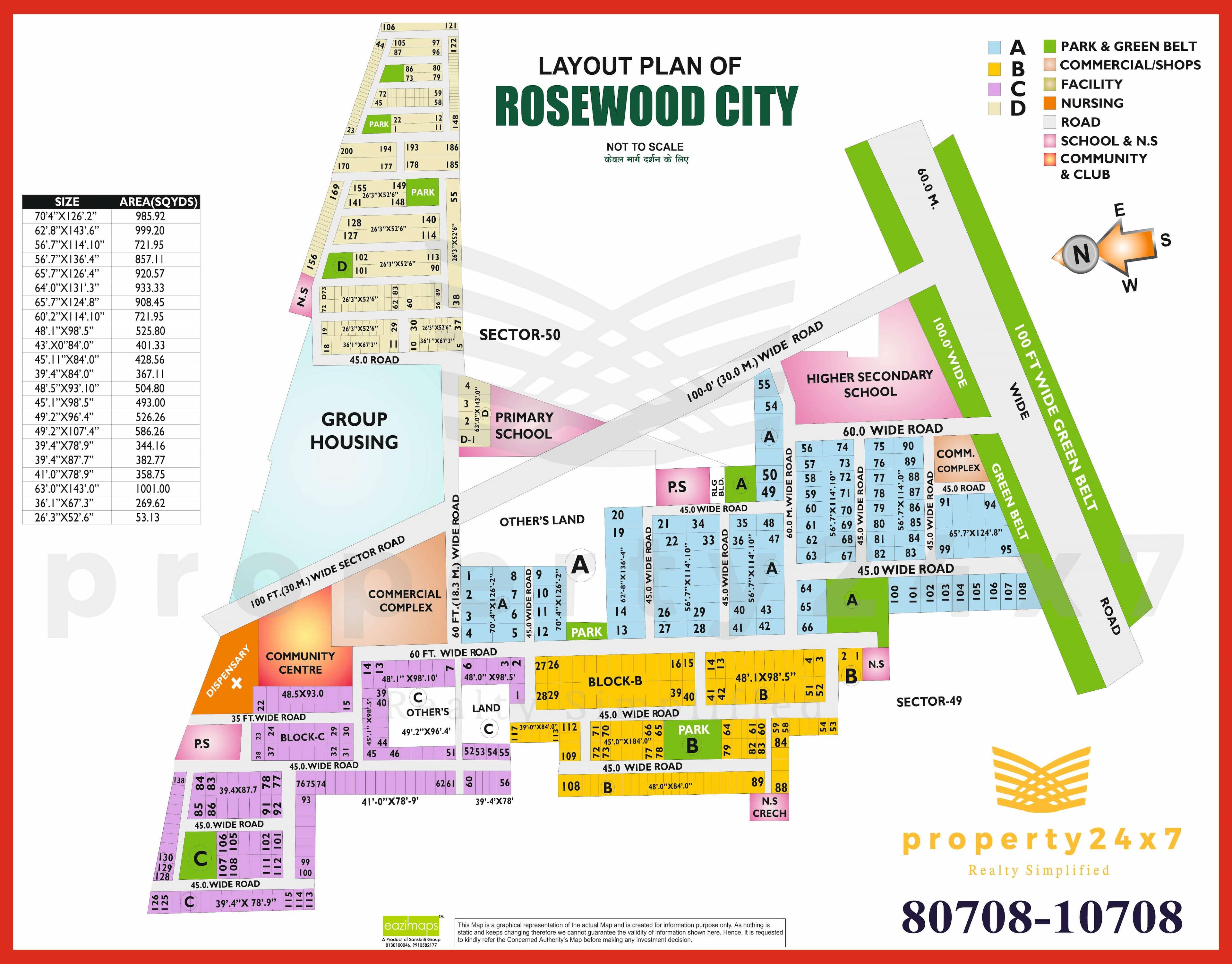 (400 Sq.Yd ) Plot For Sale in ROSEWOOD CITY Gurgaon
