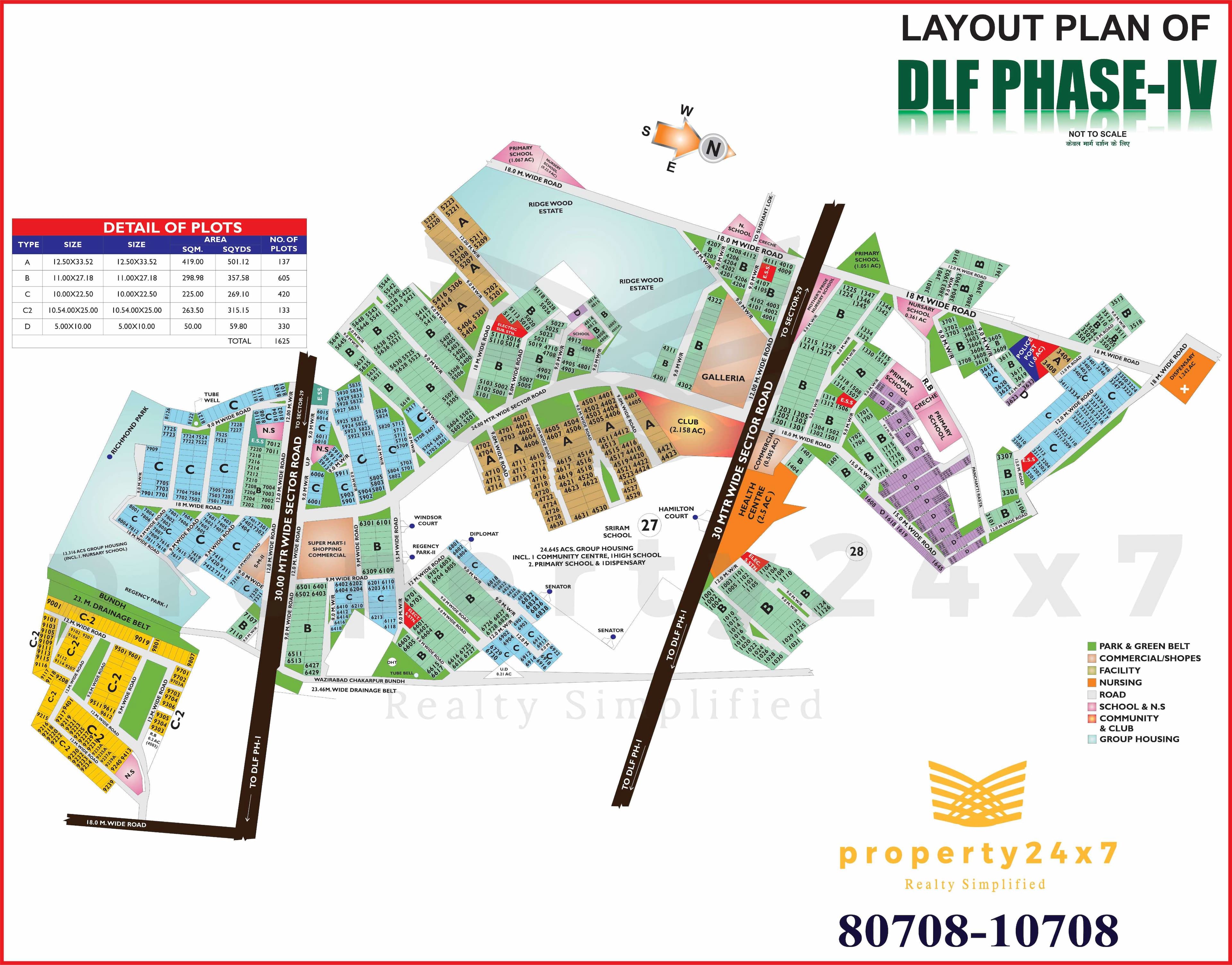 60 Sq Yd Plot For Sale in DLF Phase 4 Gurgaon 