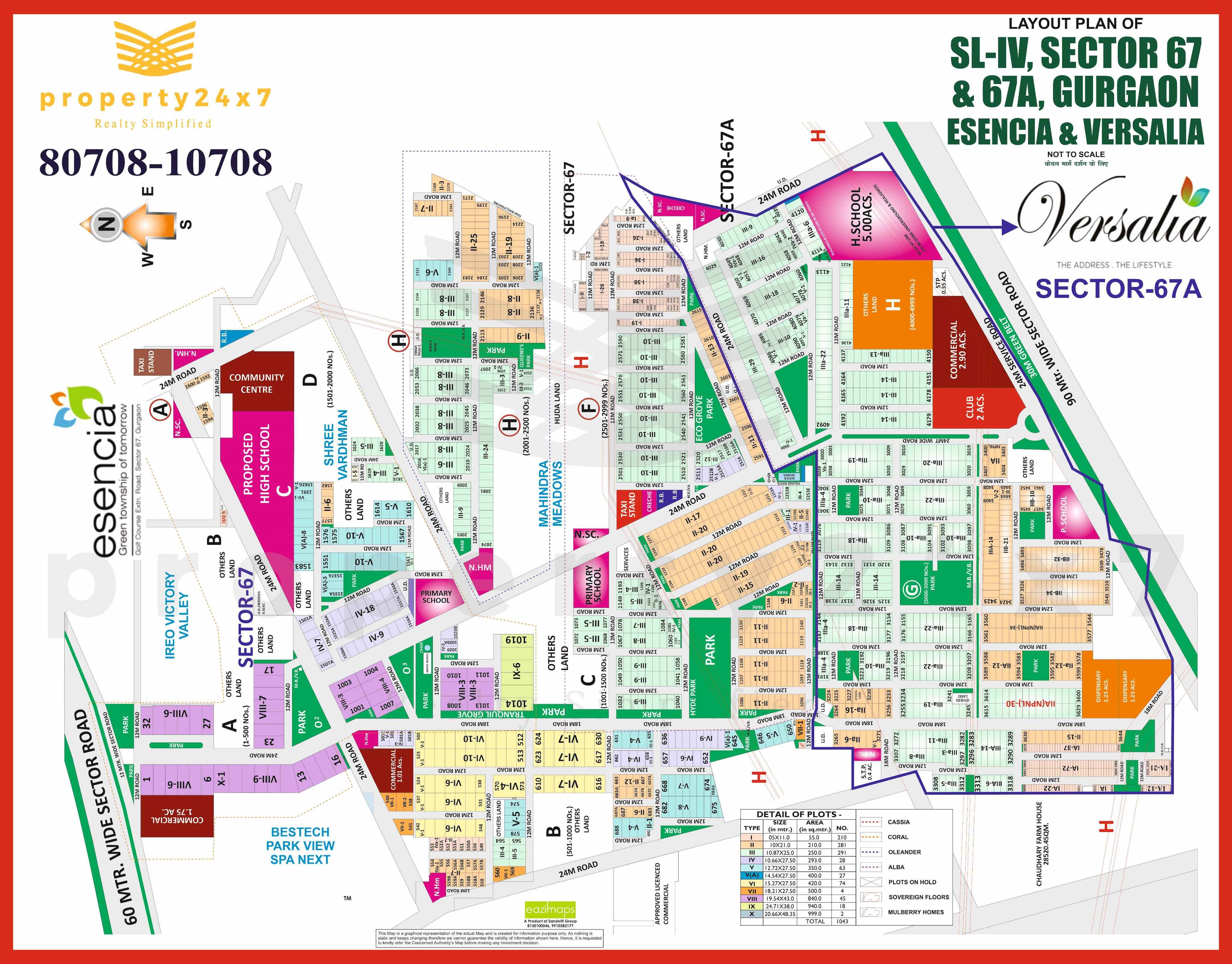 480Sq.Yd Plot For Sale in Esencia Gurgaon