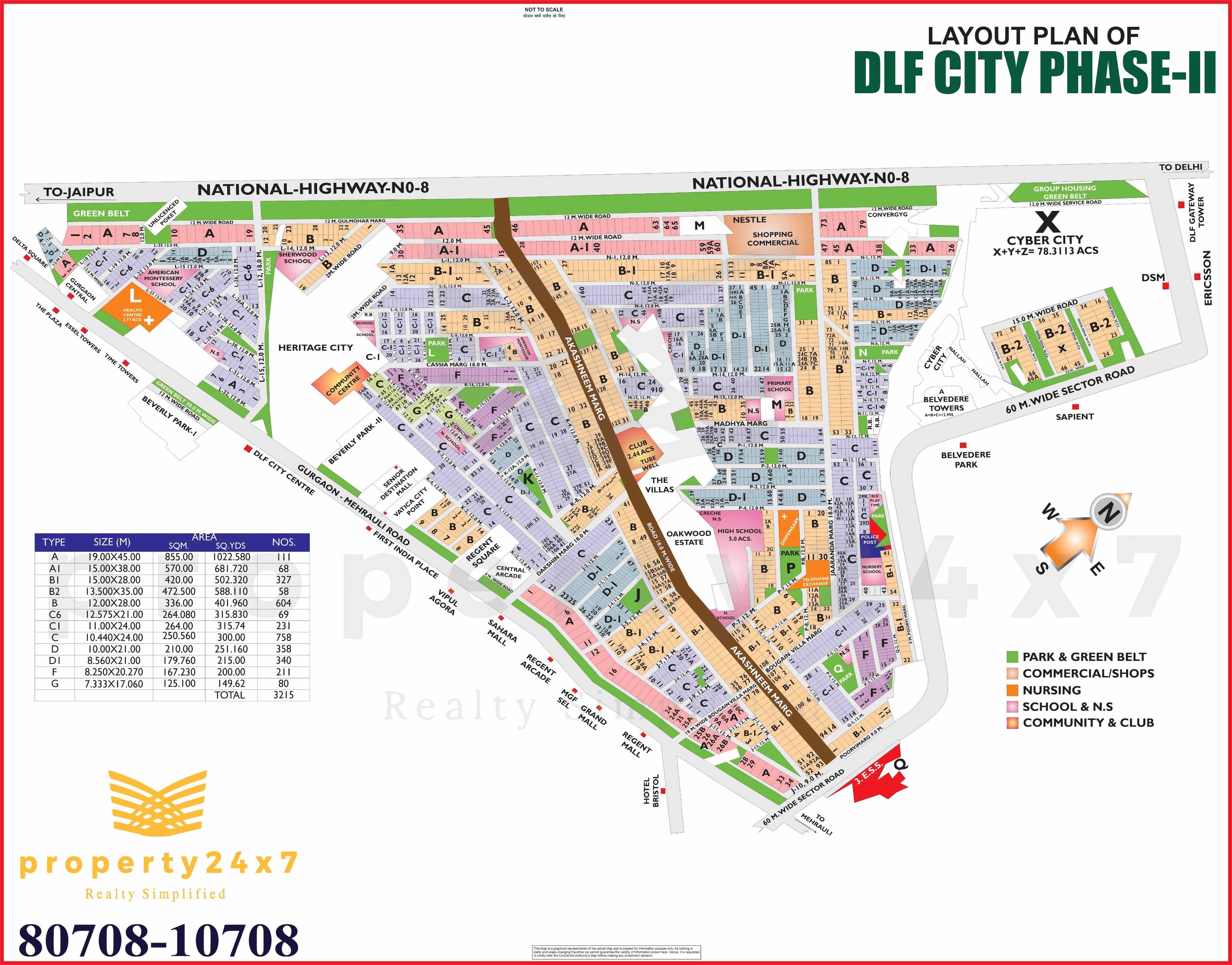 215 Sq.Yd Plot For Sale in DLF PHASE -2 Gurgaon 