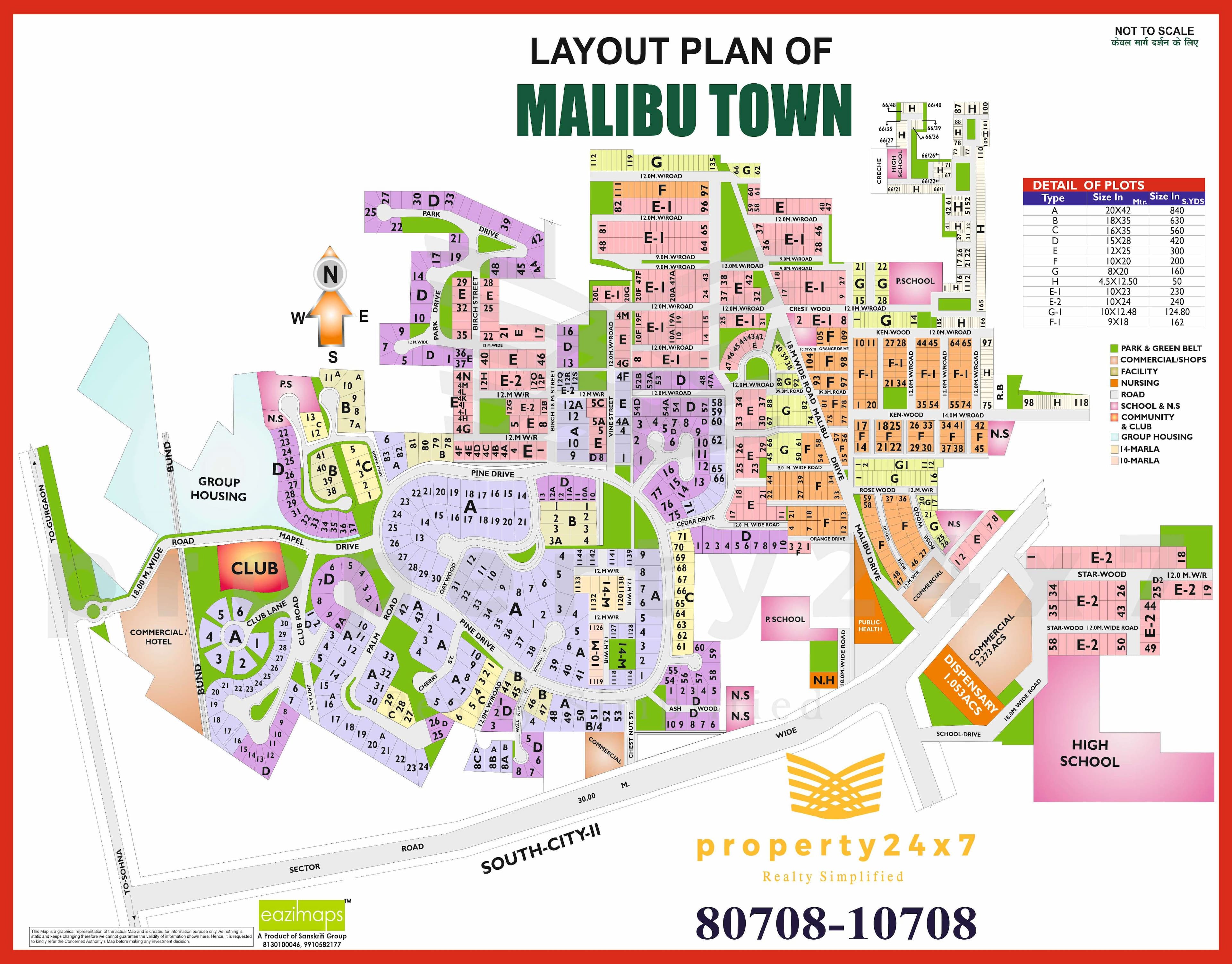 500Sq.Yd Plot For Sale in MALIBUTOWN Gurgaon