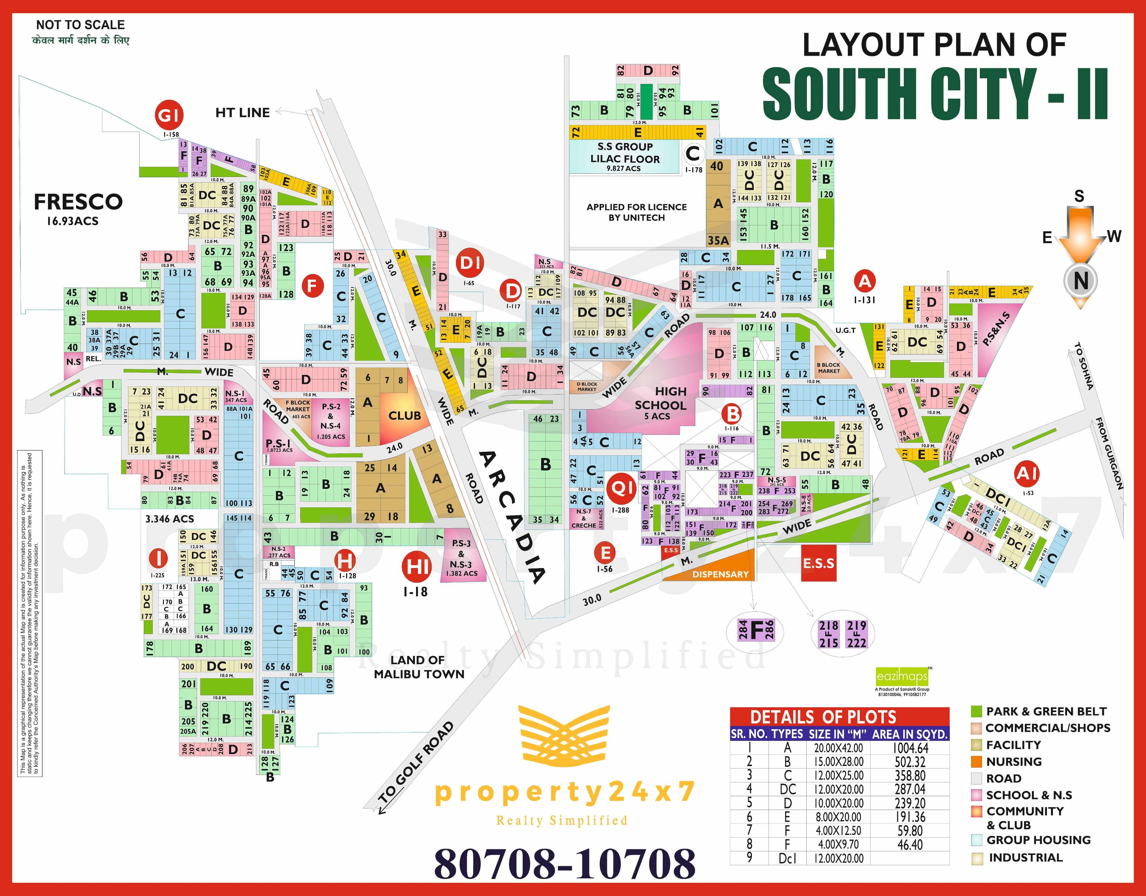 500 Sq.Yd Plot For Sale in South City -2 Gurgaon